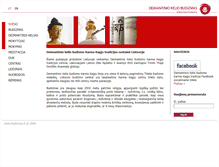 Tablet Screenshot of budizmas.lt
